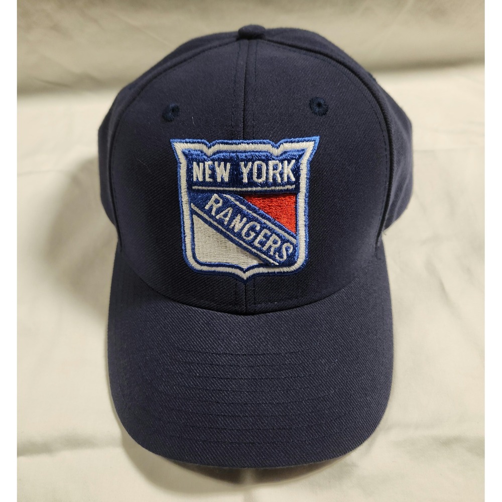 New York Rangers Reebok Hat Mens OSFA Navy NHL Hockey Face-Off VH46Z EXCELLENT